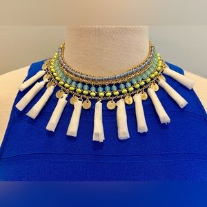 Lilly Pulitzer Surf Gypsea Statement Necklace NEW with Lilly Dust‎ Bag